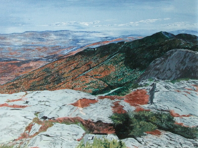 (image for) Donald's view of Mount Mansfield, Stowe